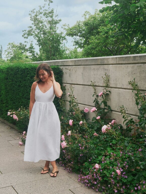 Neo Noir - Savani Long linen Dress