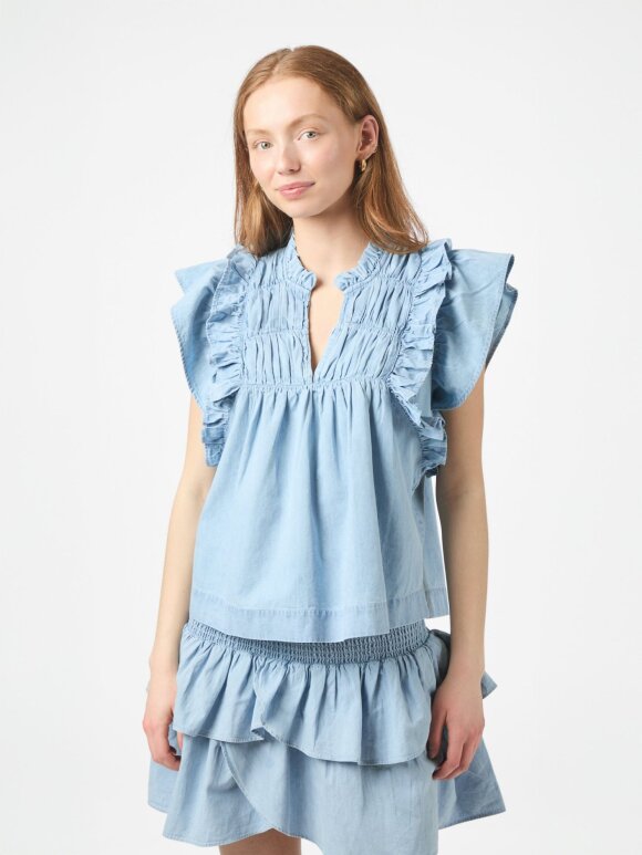 Neo Noir - Jayla Denim Top Denim