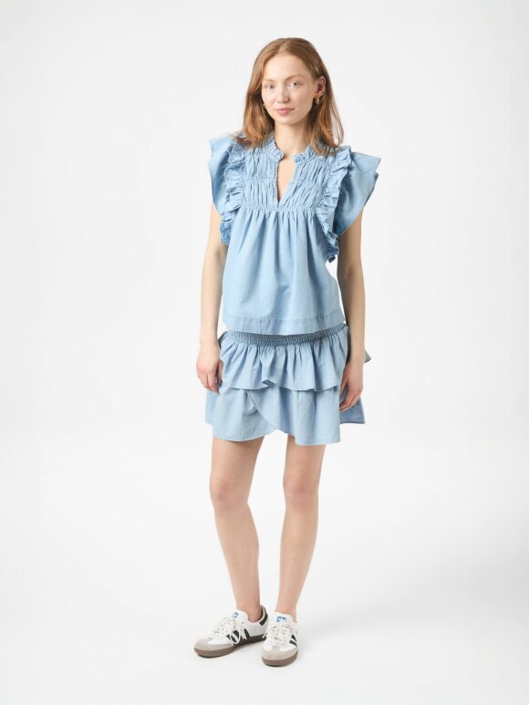 Neo Noir - Jayla Denim Top Denim