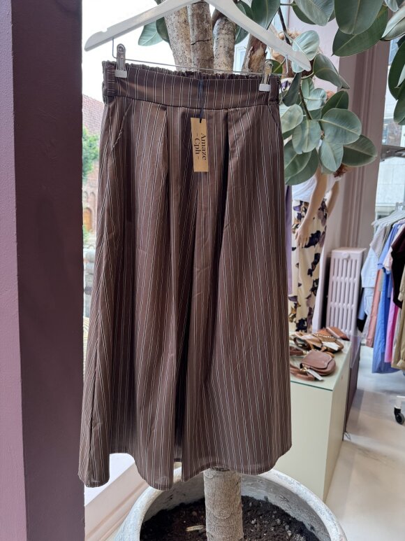 Amaze Cph - Monroe Stripe Chocolate skirt