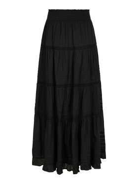 Neo Noir - Felicia S Voile skirt Black