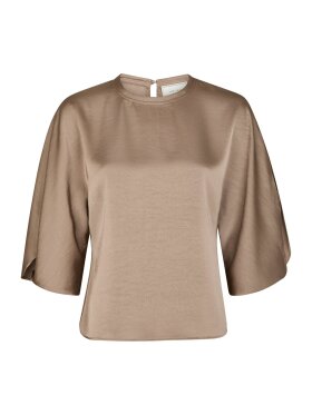 Neo Noir - Liora Heavy Sateen blouse