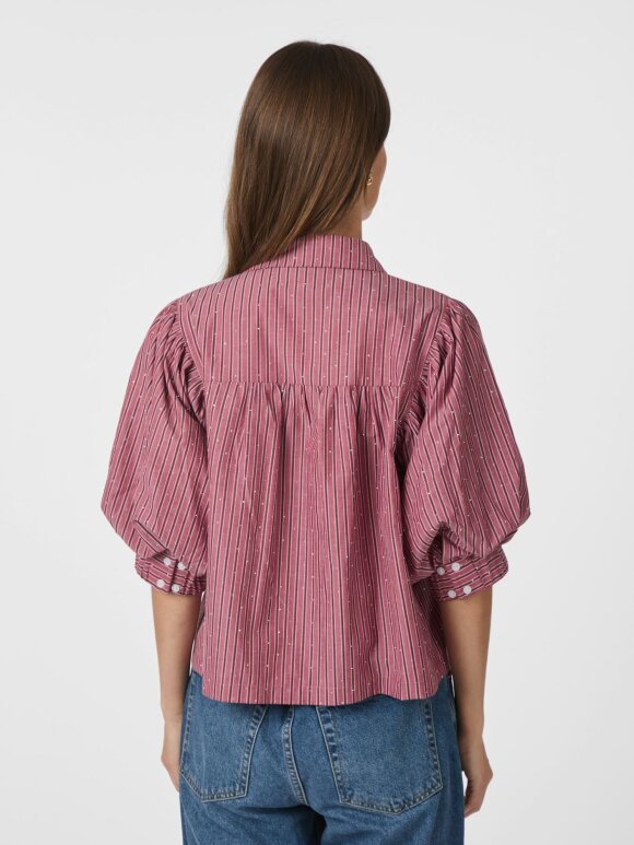 Neo Noir - Etta Soft Stone Shirt Dark Ros