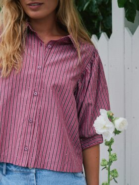 Neo Noir - Etta Soft Stone Shirt Dark Ros