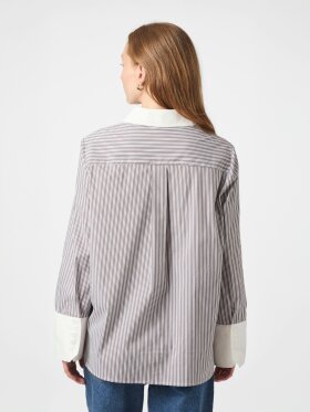 Neo Noir - Dranila Stripe shirt Brown