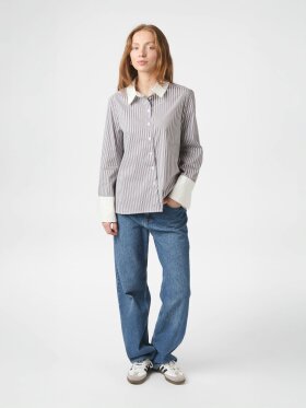 Neo Noir - Dranila Stripe shirt Brown