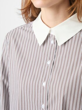Neo Noir - Dranila Stripe shirt Brown