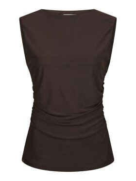 Neo Noir - Liblana Mesh Top Dark Brown