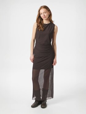 Neo Noir - Liblana Mesh Top Dark Brown