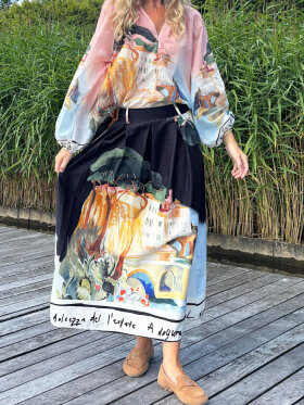 Black Colour - BCRiviera Skirt Black