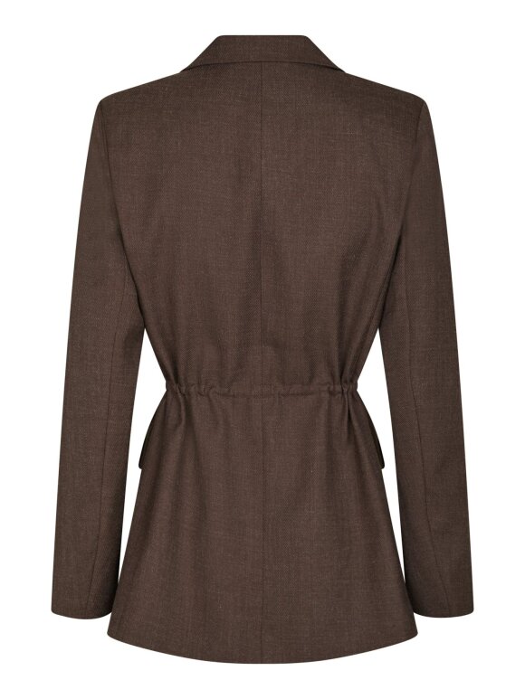 Neo Noir - Jemmie Melange Blazer Brown