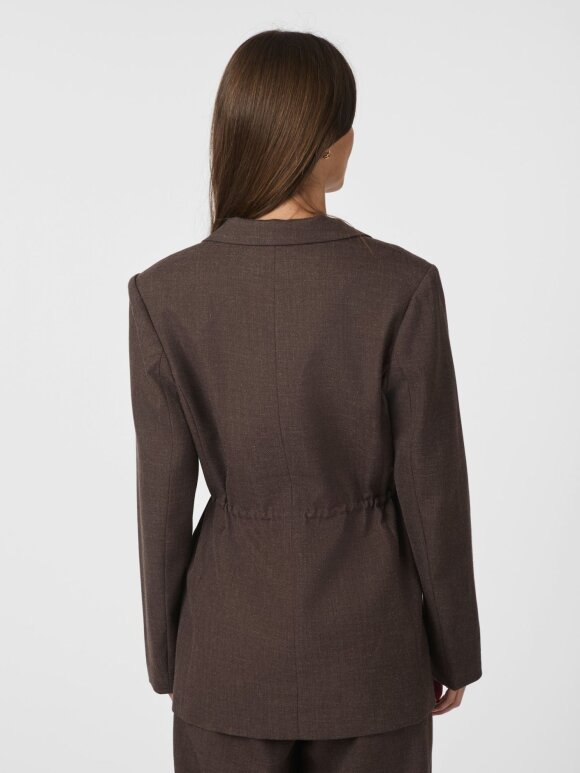 Neo Noir - Jemmie Melange Blazer Brown