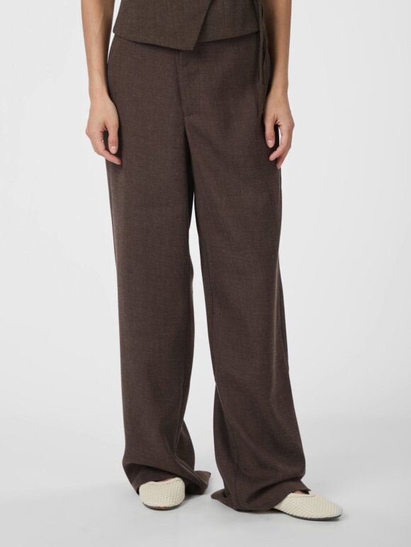 Neo Noir - Emmet Melange Pants Brown