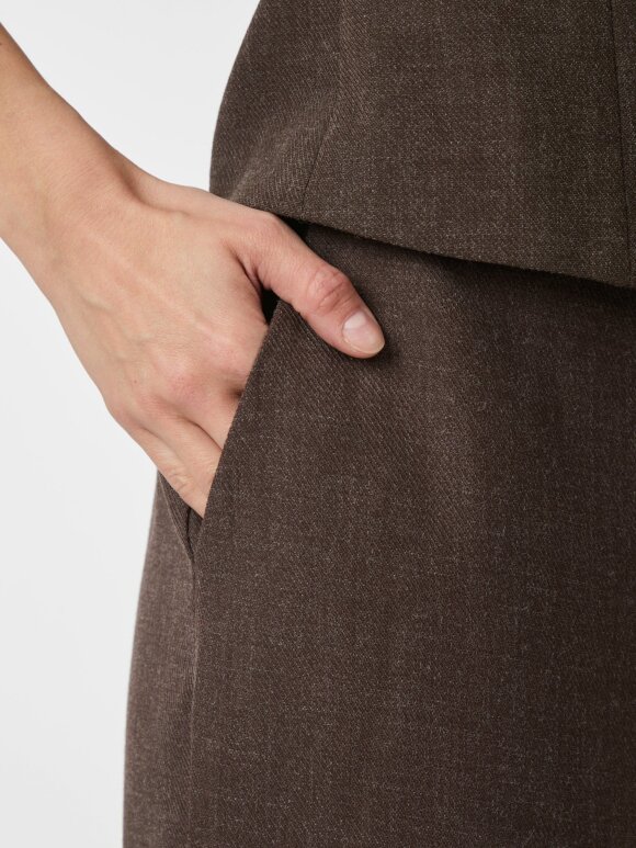 Neo Noir - Emmet Melange Pants Brown