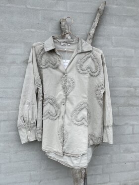 Cabana Living - Hart Love skjorte Beige