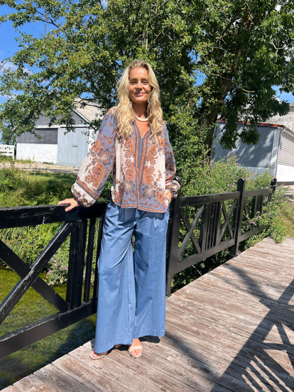 Black Colour - BCIndigo Blouse Blue