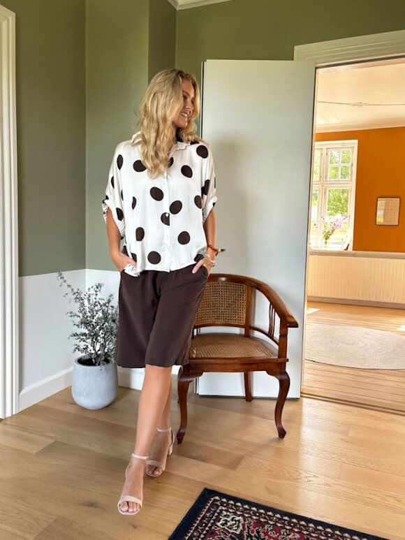 Black Colour - BCMabel Shirt Blouse Off White