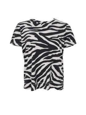Black Colour - BCZelda S/S T-shirt Zebra