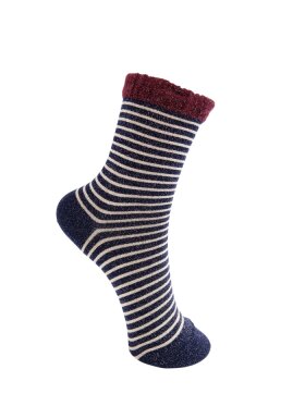 Black Colour - BCFlash Stripe Sock Navy