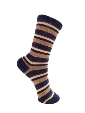 Black Colour - BCBrandi Striped Sock