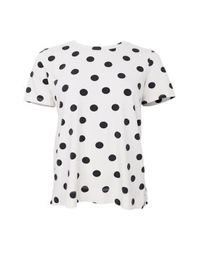 Black Colour - BCZelda S/S T-shirt White Dot