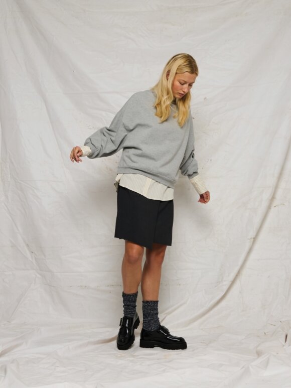 La Rouge - Trine Skirt Dark grey