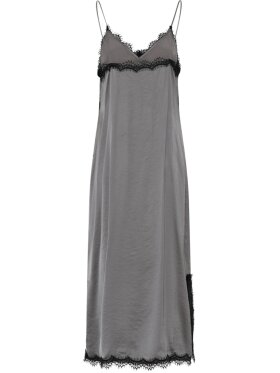 La Rouge - Lotte Satin Dress Grey
