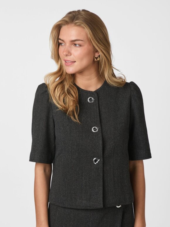 Neo Noir - Xanthe Herringbone Blazer