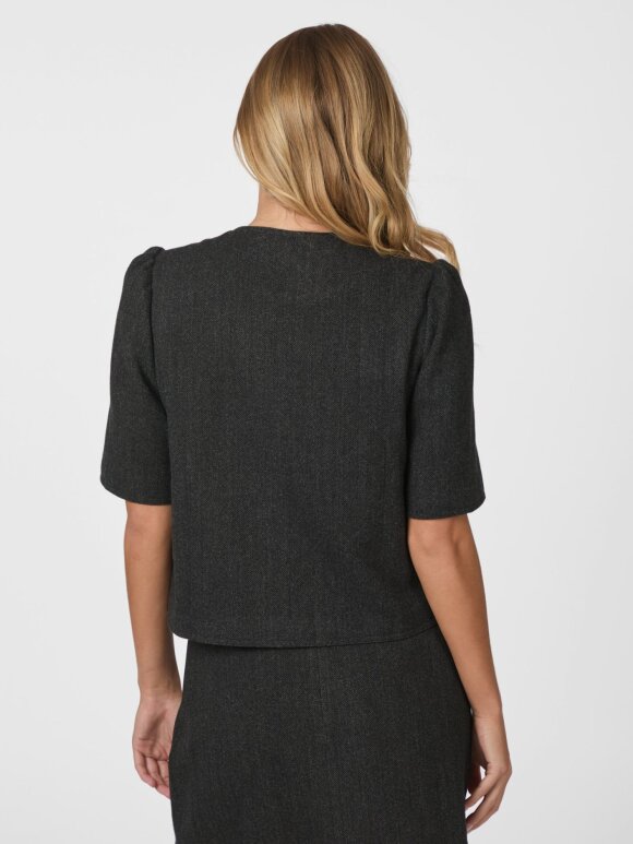 Neo Noir - Xanthe Herringbone Blazer