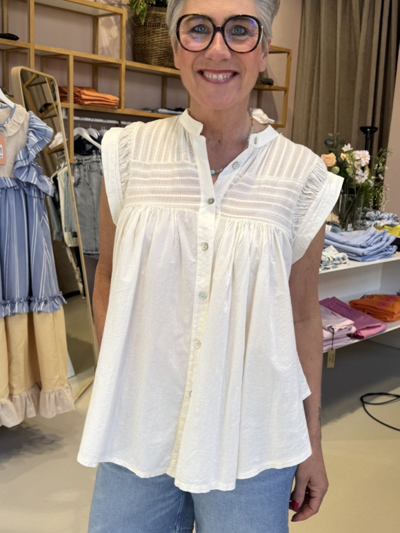 Lecoco - Linea top Off white