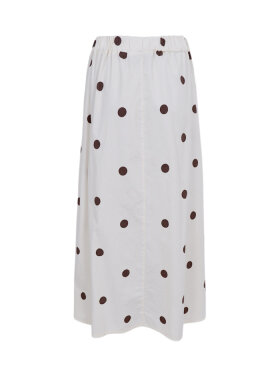 Black Colour - BCAbbie Skirt Coffee Dot