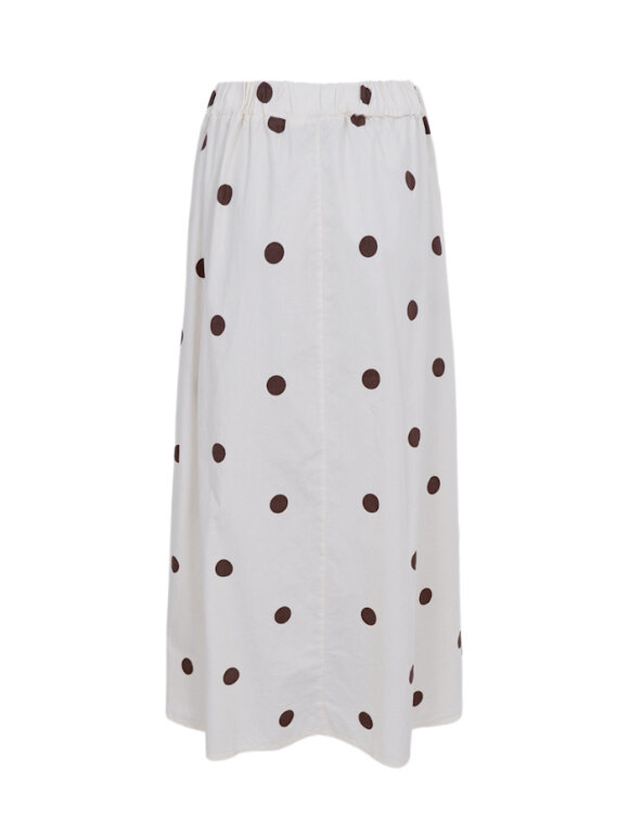 Black Colour - BCAbbie Skirt Coffee Dot