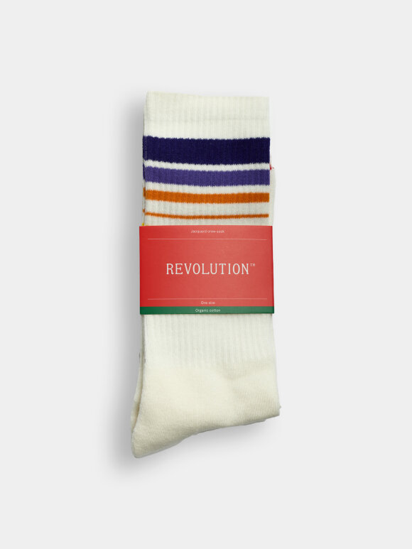 Revolution - Jaquard crew socks