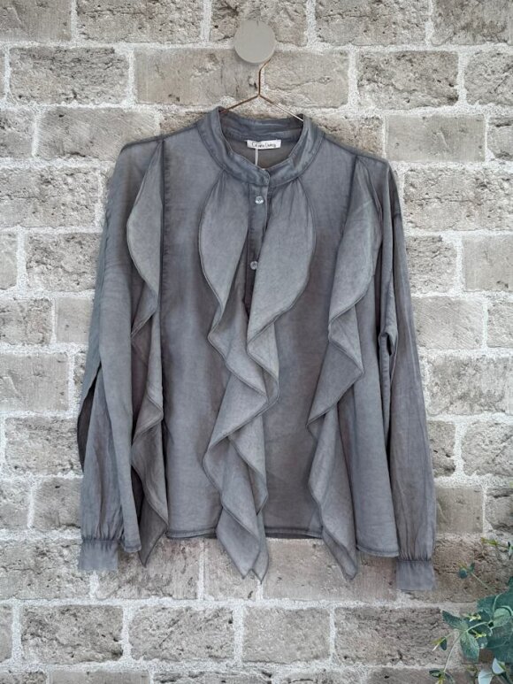 Cabana Living - Cord Bluse Grey