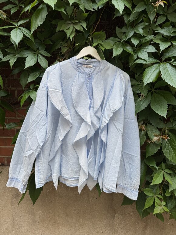 Cabana Living - Cord Bluse light Blue