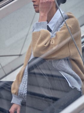 Mos Mosh - MMBeth Ottili V-Neck Knit Grey