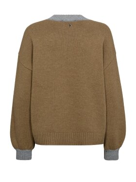 Mos Mosh - MMBeth Ottili V-Neck Knit Grey