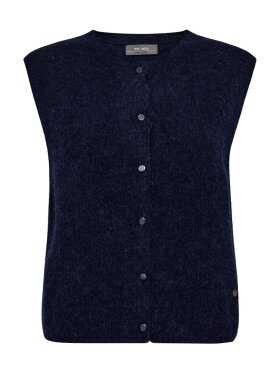 Mos Mosh - MMAlmine Thora Knit Vest Blue Mos Mosh - MMAlmine Thora Knit Vest Blue