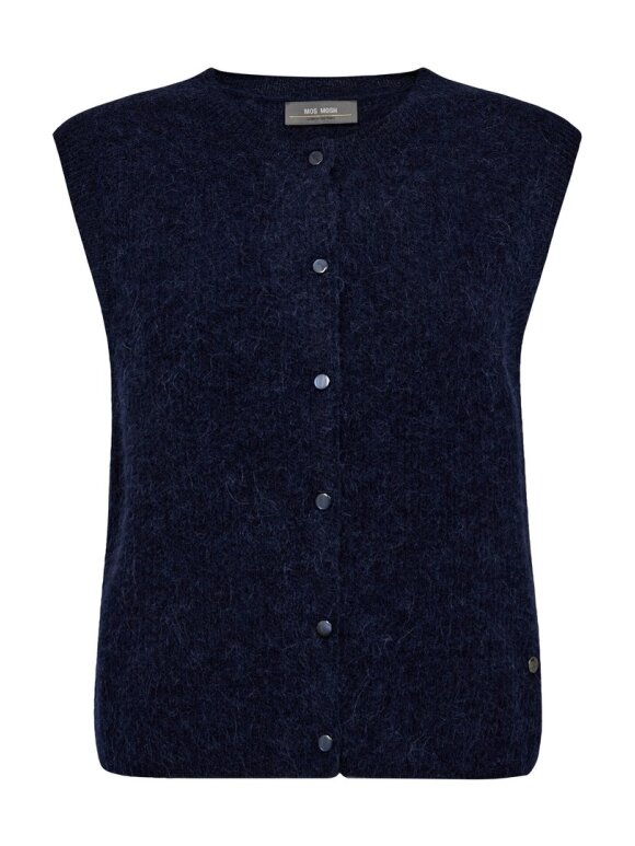 Mos Mosh - MMAlmine Thora Knit Vest Blue