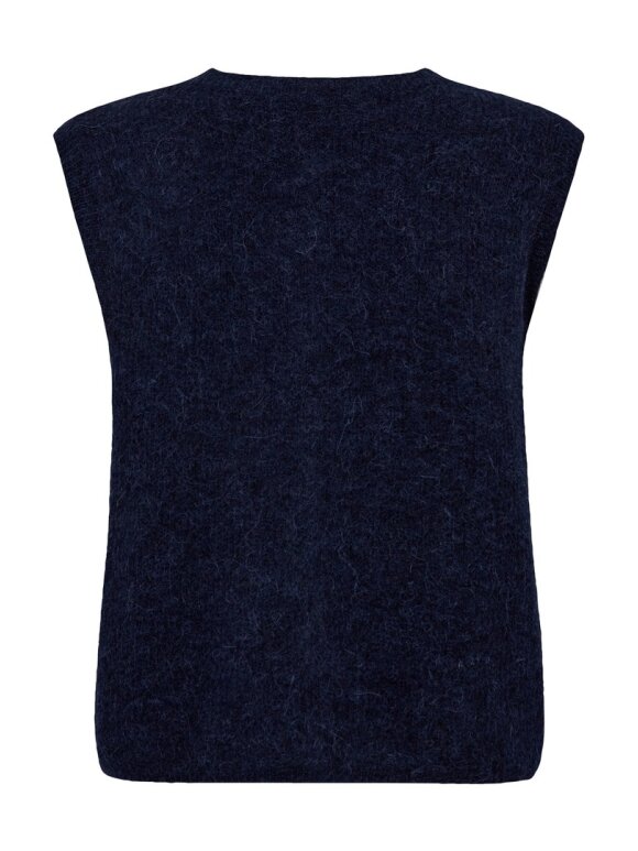 Mos Mosh - MMAlmine Thora Knit Vest Blue