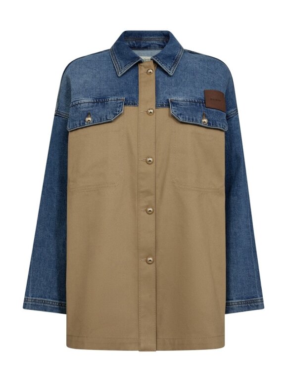Mos Mosh - MMAlia Mix Shirt True Camel