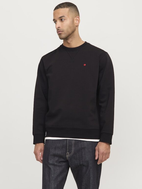Royal Denim Division - RDDScott Crew Neck Sweat Black