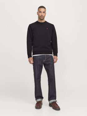 Royal Denim Division - RDDScott Crew Neck Sweat Black
