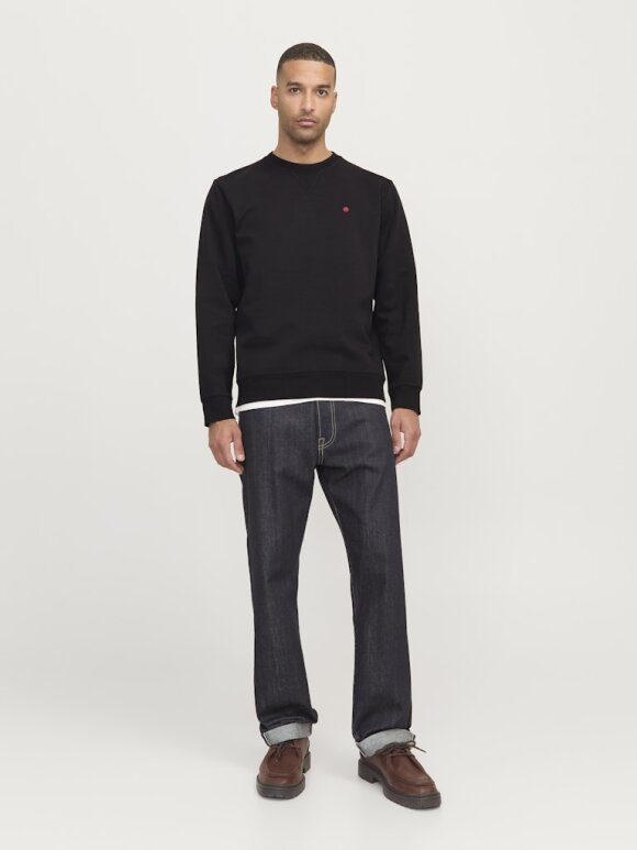 Royal Denim Division - RDDScott Crew Neck Sweat Black