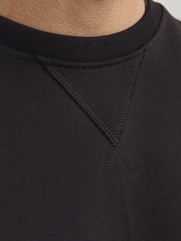 Royal Denim Division - RDDScott Crew Neck Sweat Black