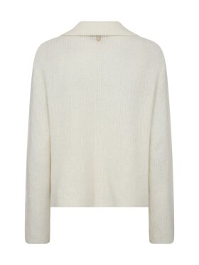 Mos Mosh - MMThora Aidy Polo Knit Ecru