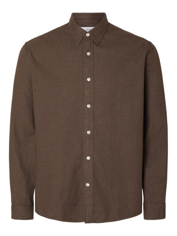 Selected - SLHRegnoah Brushed twist Shirt