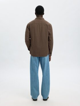 Selected - SLHRegnoah Brushed twist Shirt