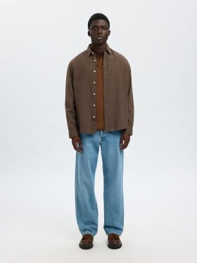 Selected - SLHRegnoah Brushed twist Shirt