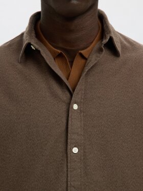 Selected - SLHRegnoah Brushed twist Shirt